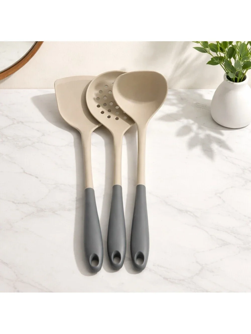 Kitchen Gift Set Silicone Cooking Utensils Dish Towel New Housewarming